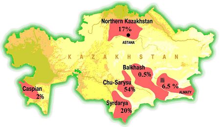 Kazakh Map